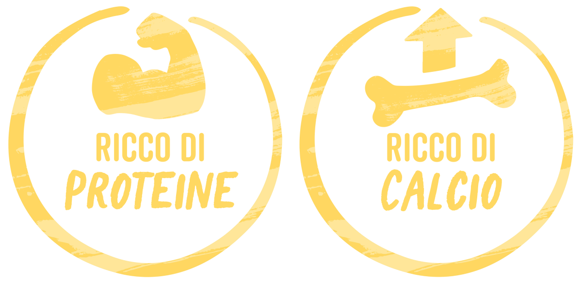 Icone di Valess per ricco di proteine e ricco di calcio